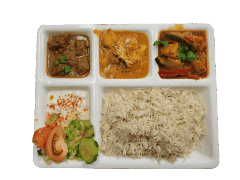 Indische Thali Platte